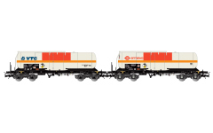 Jouef HJ6250 - H0 - 2-tlg. Set Kesselwagen Chlor, VTG/Ermewa, Ep. VI